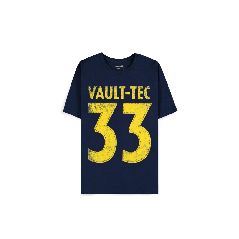 Fallout - Vault 33 Heren T-shirt - Blauw